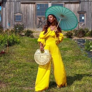 Off Shoulder Jumpsuit